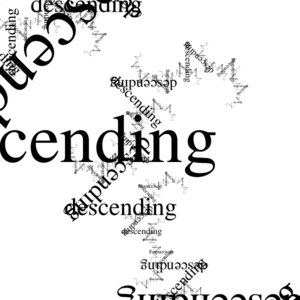 Descending Text Fractal